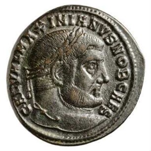 Münze, Follis, 302 - 303 n. Chr.