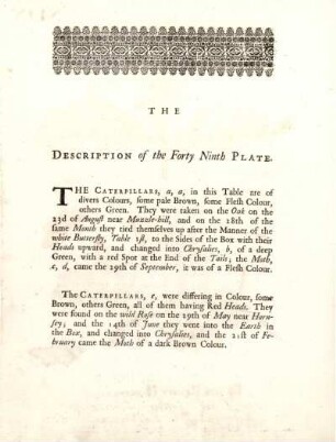 The Description of the Forty Ninth Plate