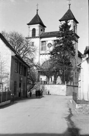 Lörrach: Fridolinskirche, Außenansicht