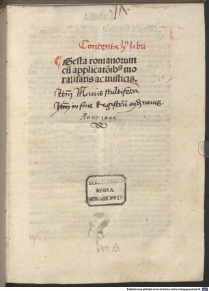 Gesta Romanorum