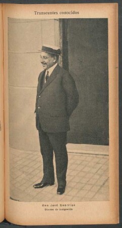 Don José Guerrico, director de inmigración - [Retrato] : Transeúntes conocidos