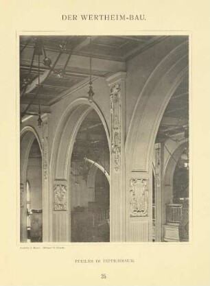 Tafel: 24. Eingang in der Durchfahrt. Bildhauer Ernst Westphal