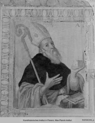 Freskenzyklus mit Heiligen : Heiliger Augustinus
