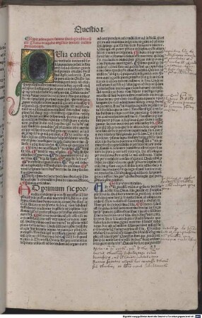 Incipit prima pars summe theologie