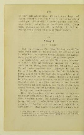43. Albrecht I. 1298 - 1308