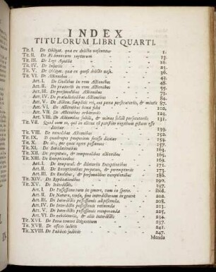 Index titulorum libri quarti