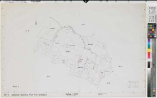 Riesenbeck (Hörstel), Zusammenlegung Riesenbeck, Bl. 2 Zuteilungskarte Riesenbeck Flur 14