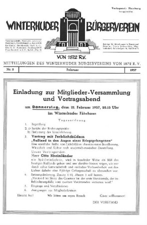 Nr. 2 Februar 1957