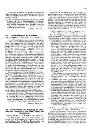 Dienstverhältnis und Vergütung der nichtbeamteten Lehrkräfte an den Volks-, Haupt- und Mittelschulen : [Erziehung] ; [Für das Reich] ; [Amtliche Erlasse] ; [Amtlicher Teil]