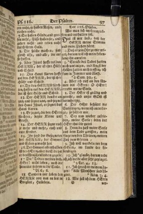 Der 116. Psalm.