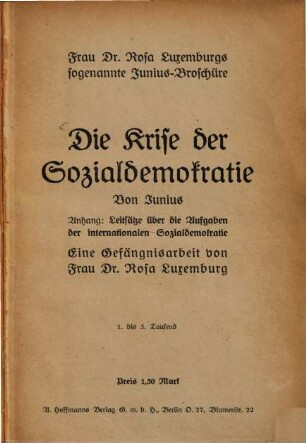 Die Krise der Sozialdemokratie