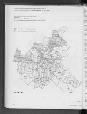 Zuordnung der Stadtteile zu Gebietstypen nach dem Stimmenanteil der F.D.P. in den Bundestags- und Bürgerschaftswahlen 1970 bis 1987