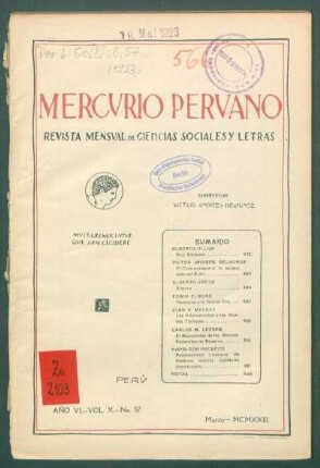 19230006057: Año 6.1923=Nr. 57