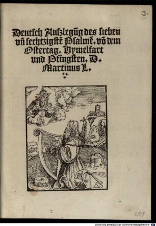 Deutsche außlegung des 67. Psalmen