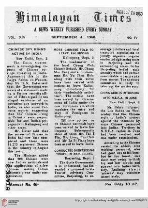 No. IV (04 September 1960)