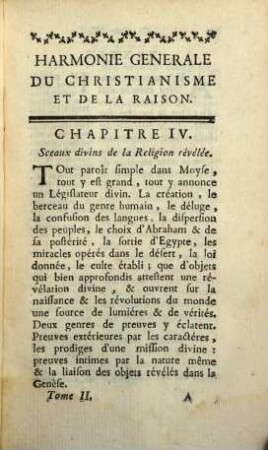 Accord Du Christianisme Et De La Raison. 2