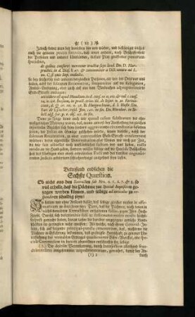 89-94, Betreffend endlichen die Sechste Quaestion ...