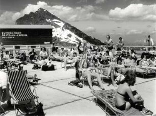 Sonnenbaden auf dem Kitzsteinhorn
