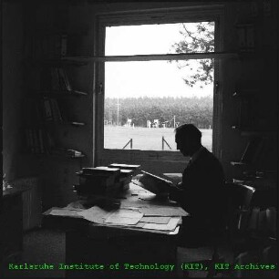 Büro in der Meteorologischen Abteilung der Abteilung Strahlenschutz und Dekontamination (ASD/Met.)