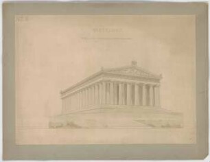 Thiersch, August ; Athen (Griechenland); Parthenon - Perspektive