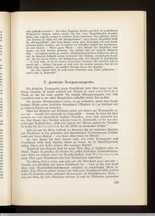 E. Feindliche Kriegspropaganda