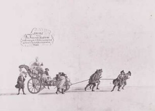Götteraufzug August des Starken im Februar 1695