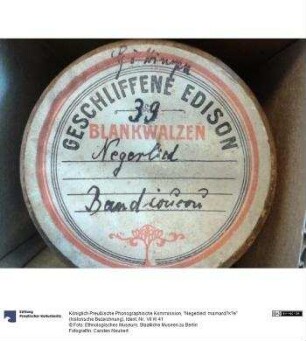 "Negerlied: mamardɛkɛe" (historische Bezeichnung)