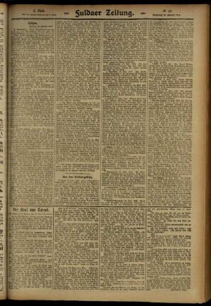 Zweite Ausgabe vom Donnerstag, den 20. Februar 1913.