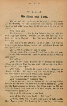243. Kapitel. Die Flucht nach Thale