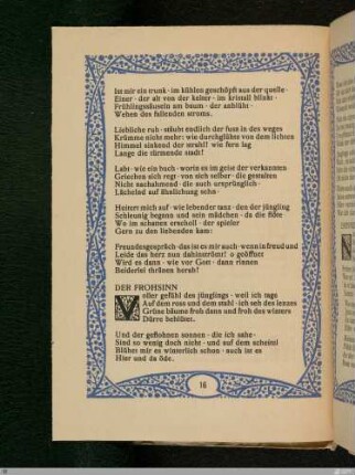 Der Frohsinn