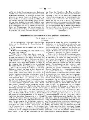Präparationen zur Geschichte des grossen Kurfürsten : (Fortsetzung)