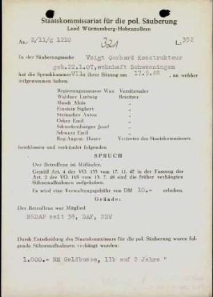 Voigt, Gerhard