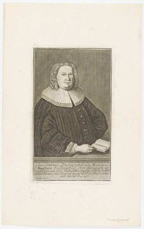 Bildnis des Gustavus Philippus Moerl