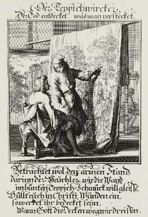 Der Teppichwirker, Stich, Weigel 1698