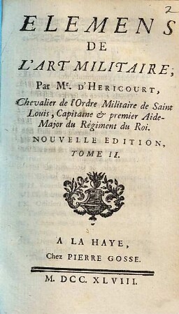 Élémens de l'art militaire, 2