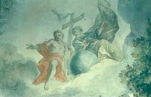 Die heilige Helena zeigt den Heiden das Kreuz / Die Erdteile huldigen der Dreifaltigkeit
