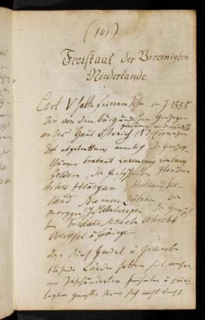 161-192, 21. Oct.: Freistaat der Vereinigten Niederlande