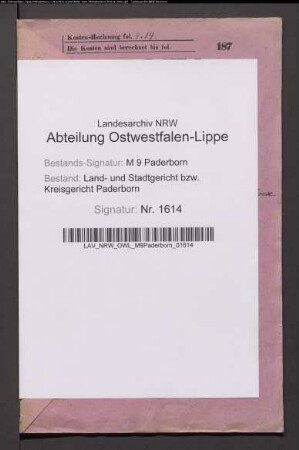 Erblasser: Baumann, Caspar: