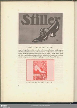 Schuhwerbung "Stiller"