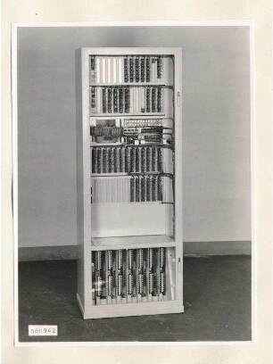 Fernsteuerung, Wechsel-Kontrollverfahren, Frontseite ohne Tür, Foto 1956