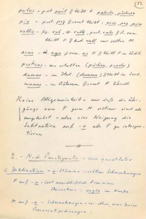 52-56, Nach Paradigmata