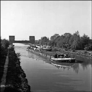 Mittellandkanal, Sicht auf Sperrtor