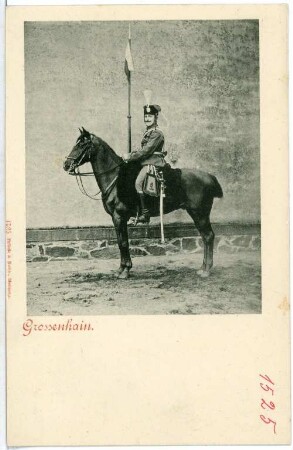 Großenhain. Reiter (Soldat)