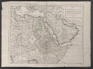 Carte De L'Egypte, De La Nubie, De L'Abissinie &c : avec Privilege pour 20 ans
