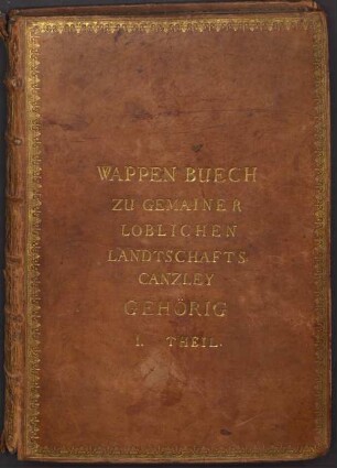 Wappenbuch des churbayerischen Adels, Bd. 1 - BSB Cgm 1510