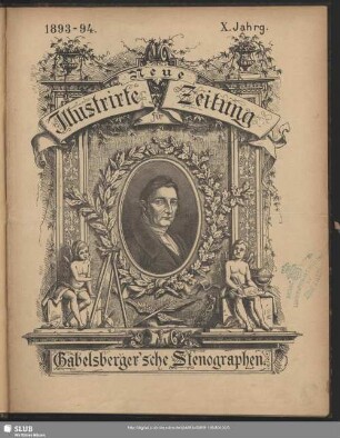 10.1893/94+Index: Neue illustrierte Zeitung für Gabelsbergersche Stenographen