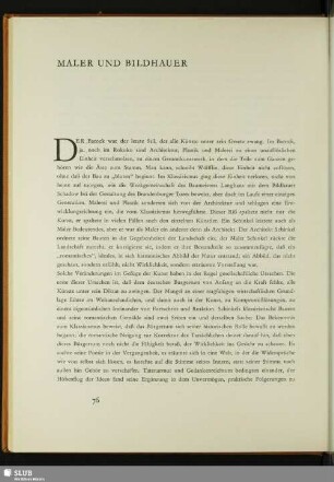 Maler Und Bildhauer