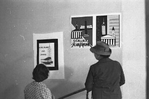 Leistungsschau von Schülerinnenarbeiten im Fichtegymnasium.
