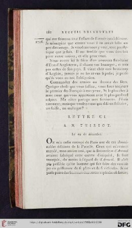 (Lettre CI - CX)