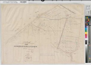 Bottrop (Bottrop), Teilung der Gemeinheit Fuhlenbrock (Fühlenbruch), Brouillonkarte Bl.1